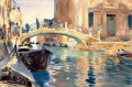Ponte San Giuseppe di Castello Venecia John Singer Sargent acuarela